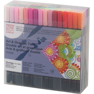 Zig Art & Graphic Twin 80 Pen Set